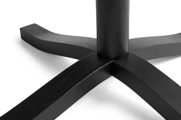 Pastis Table Esstisch Ø90 - Black lacquered ash - HAY
