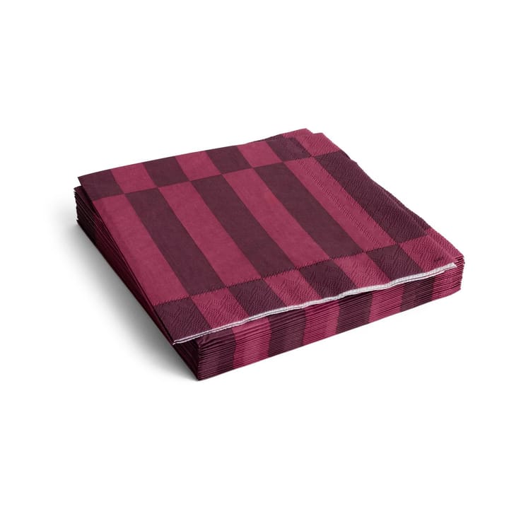 Pattern Dinner Serviette 40x40 cm 20er-Pack - Bordeaux-wein - HAY
