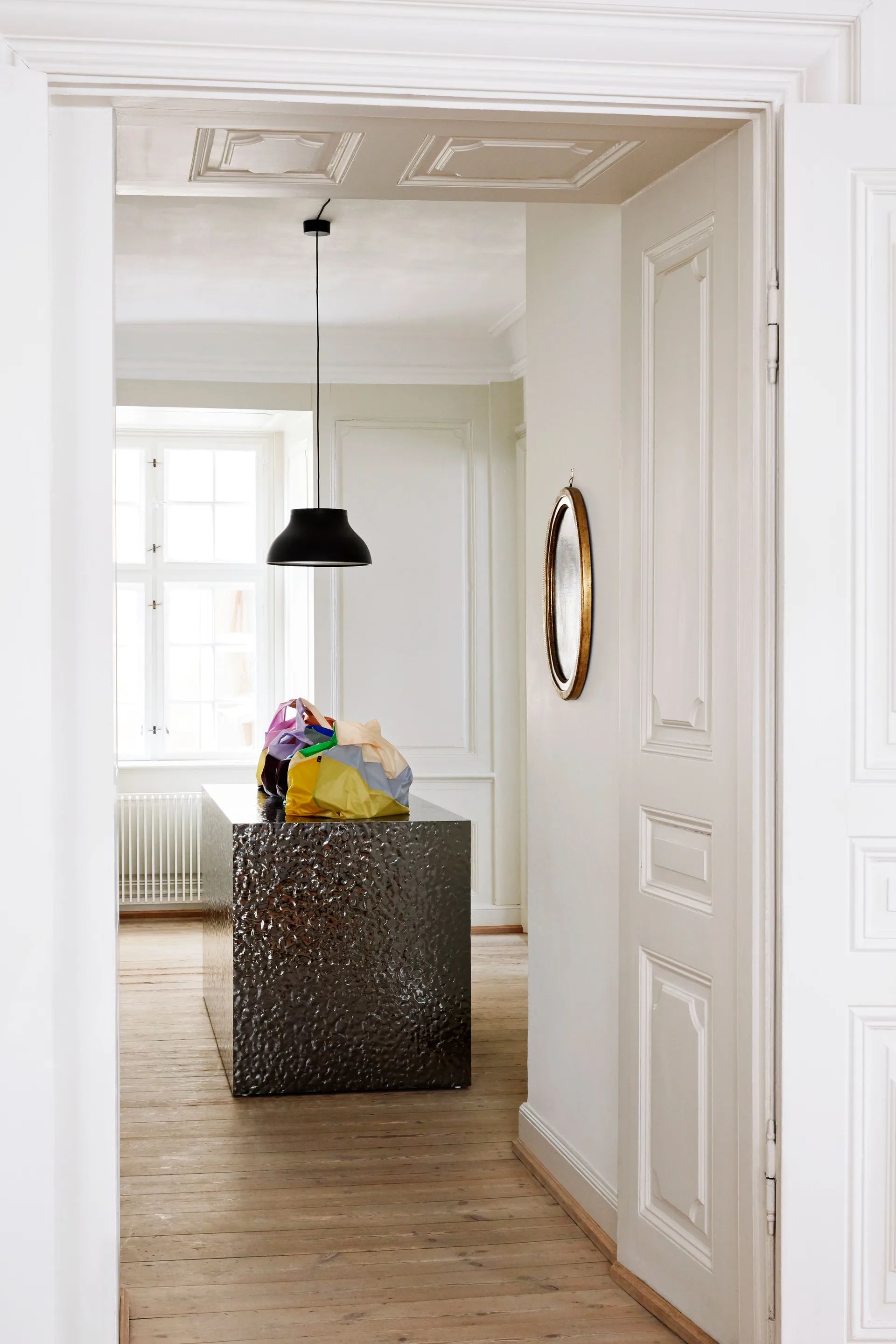 PC pendant Pendelleuchte M Ø40cm, Soft black HAY