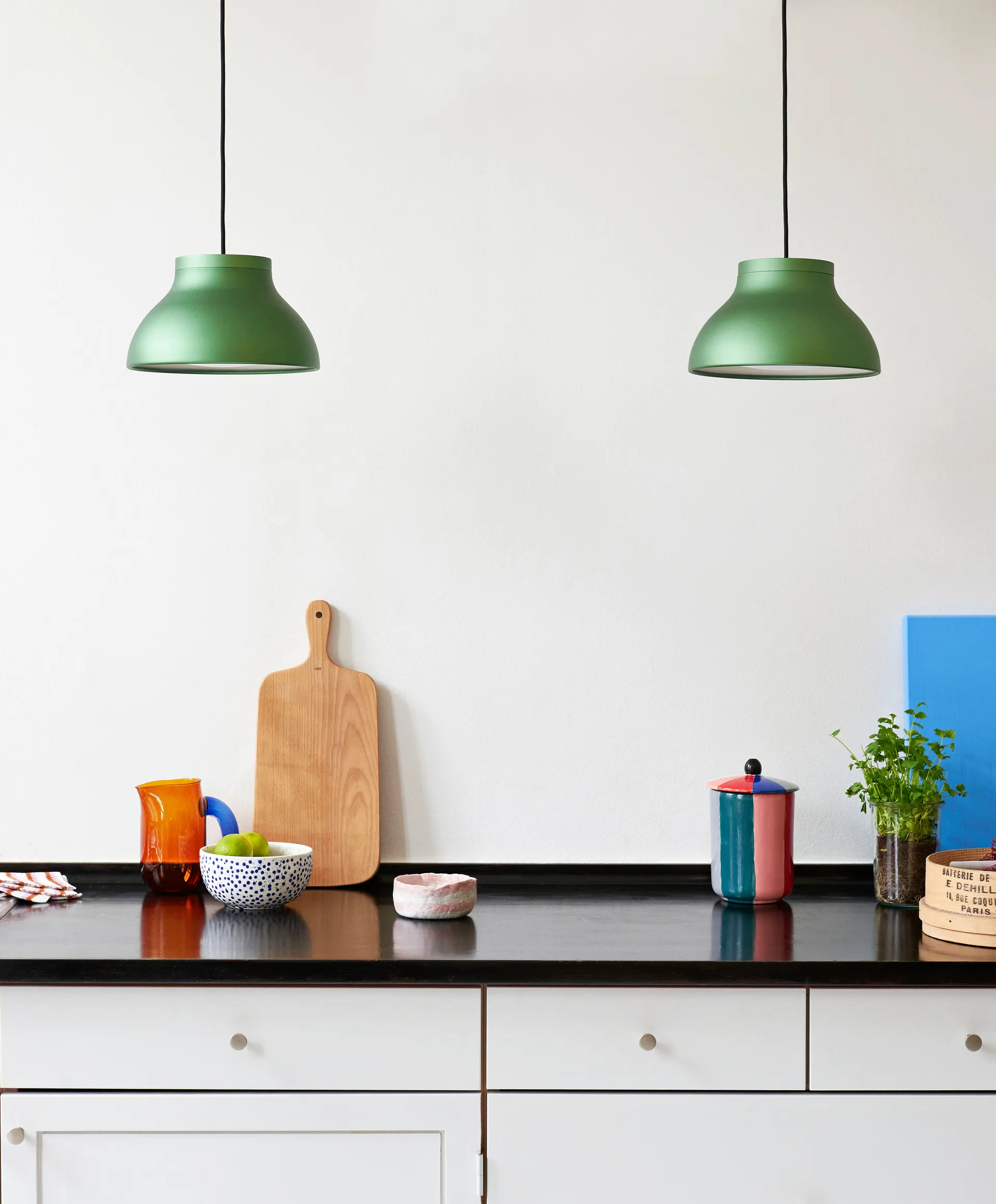 PC pendant Pendelleuchte S Ø25cm, Emerald green HAY