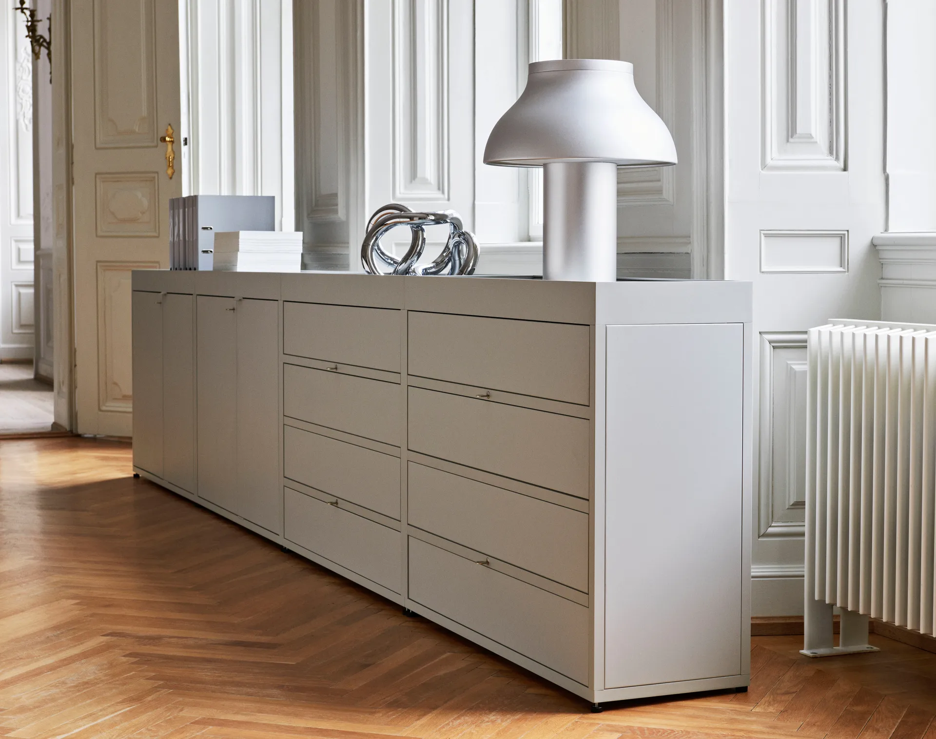 PC table Tischleuchte L Ø40cm, Aluminium HAY