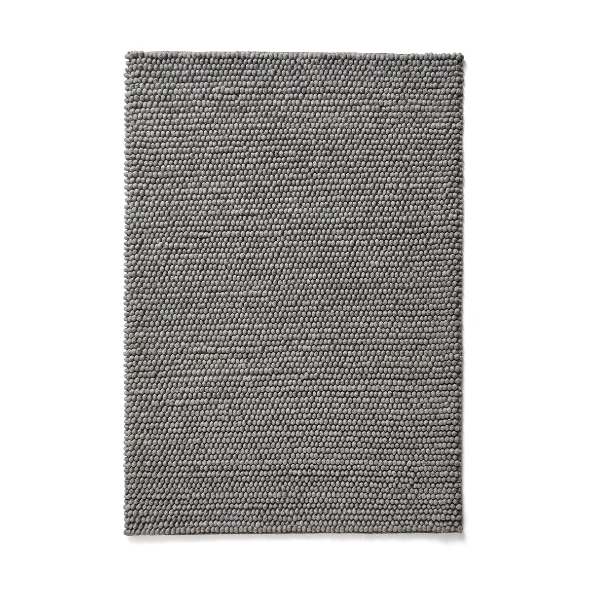 HAY Peas Wollteppich 140 x 200cm Medium grey