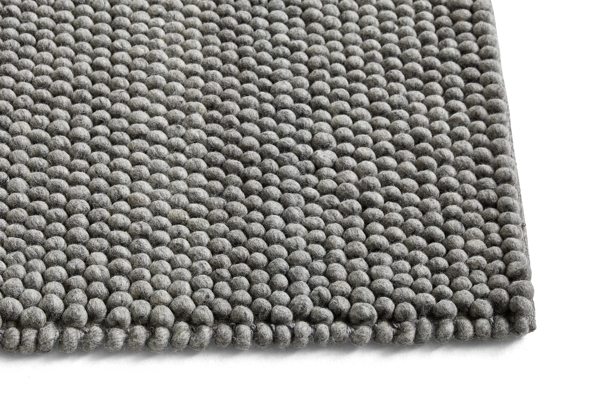Peas Wollteppich 170 x 240cm, Medium grey HAY