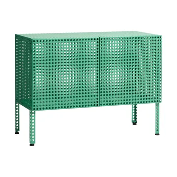 Perforated Cabinet Schrank small - Soft jade - HAY