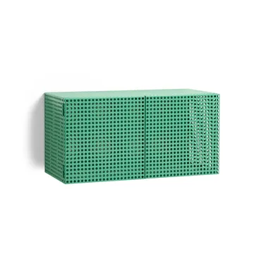 Perforated Cabinet Wandschrank small - Soft jade - HAY