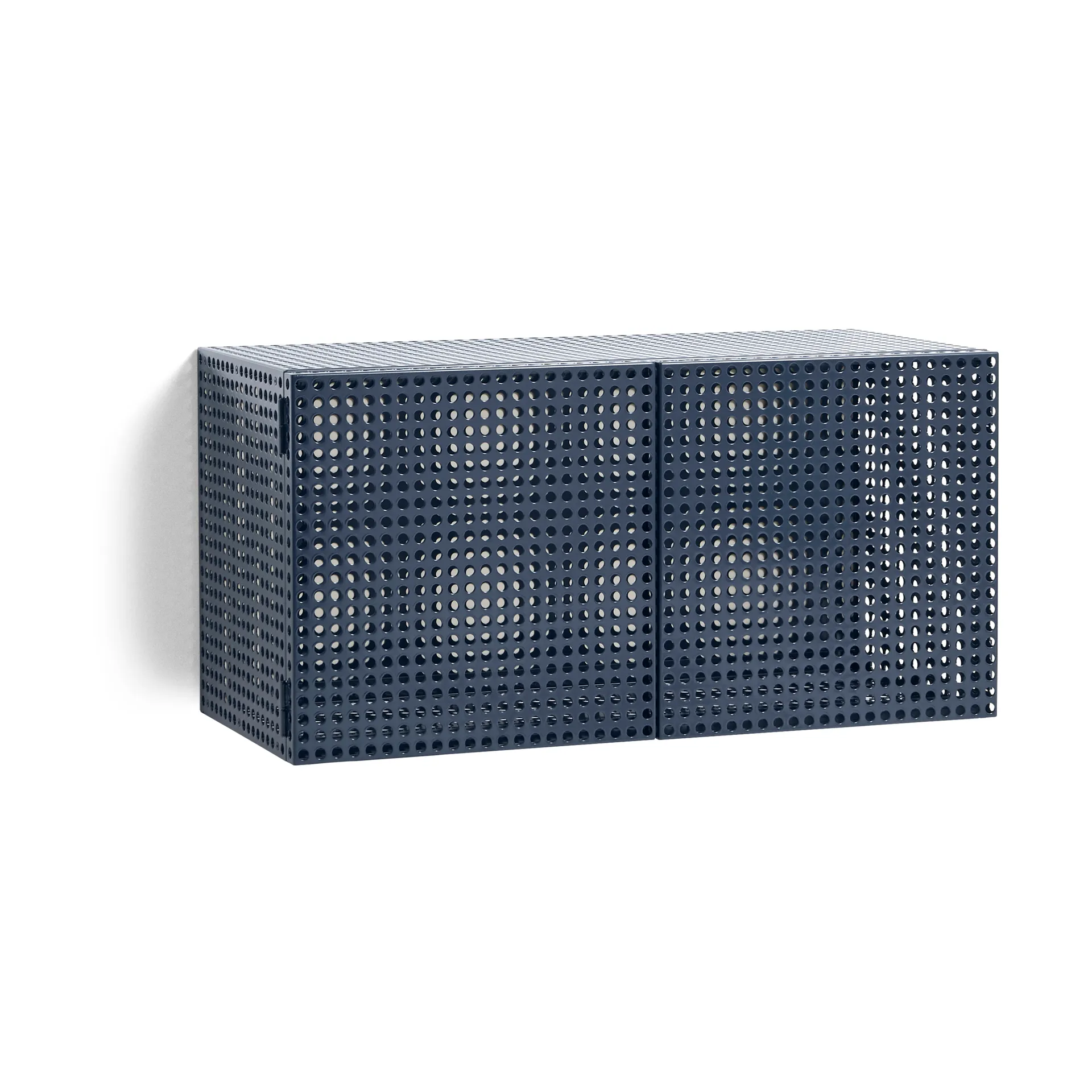 Perforated Cabinet Wandschrank small, Steel blue HAY