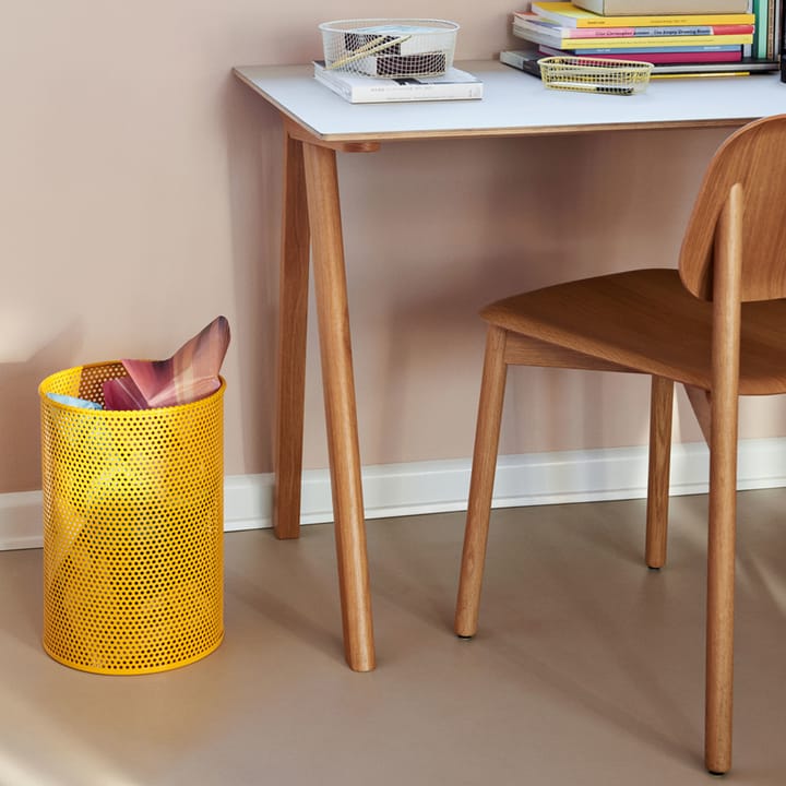 Perforated Papierkorb - Sage green, medium - HAY