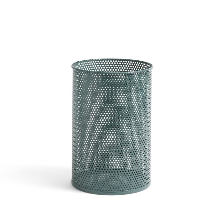 Perforated Papierkorb - Sage green, medium - HAY