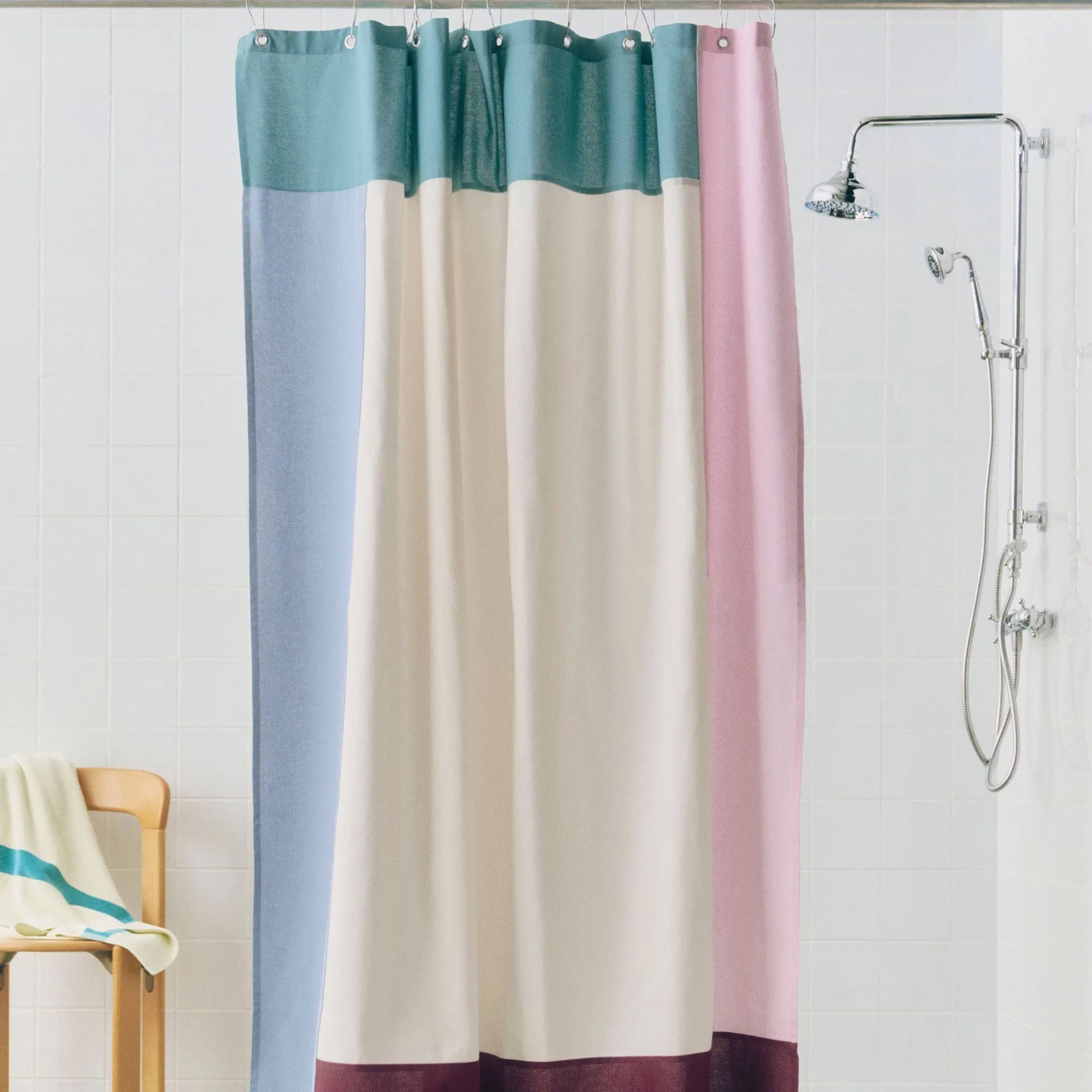 Pivot Duschvorhang 180×200 cm, Multi pink HAY
