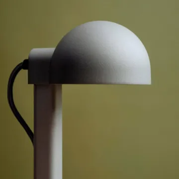 Posto Tischleuchte - Silver grey - HAY