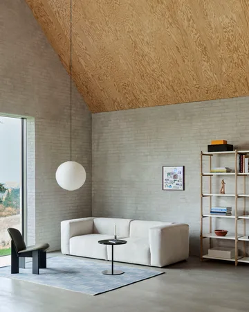 Pyro Couchtisch Ø45 cm - Black-black - HAY