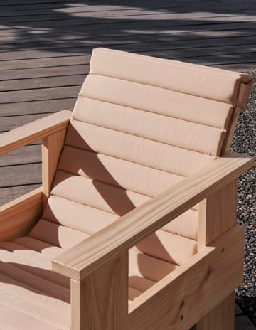 Quilted Sitzkissen für Crate Lounge-Stuhl - Beige - HAY