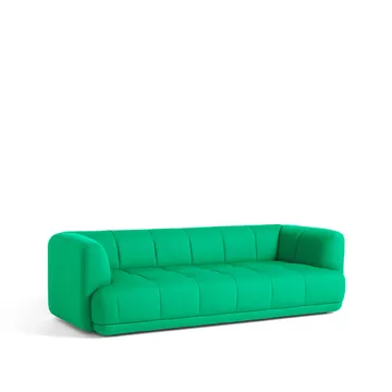 Quilton 3-Sitzer Sofa - Stoff Vidar 932 grün - HAY