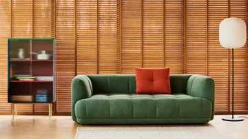 Quilton Sofa 2-sitzig 214 cm - Linara 100-Tarragon - HAY