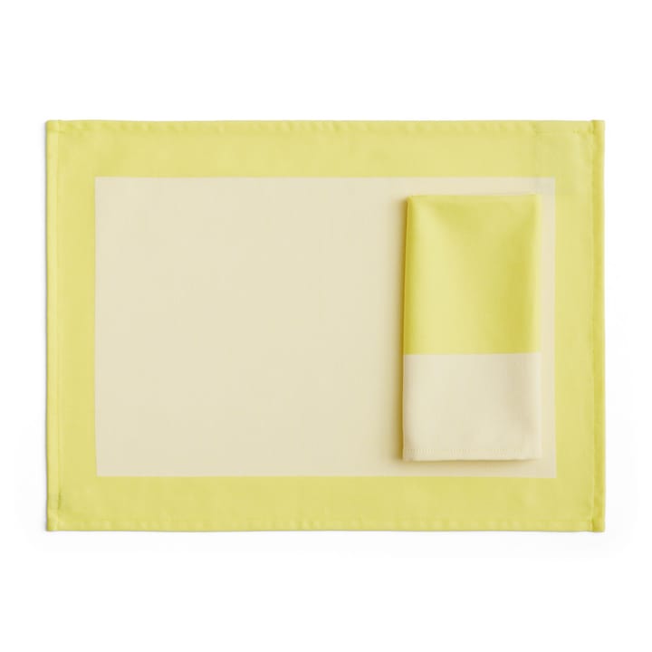 Ram Tischset 31x43 cm - Yellow - HAY