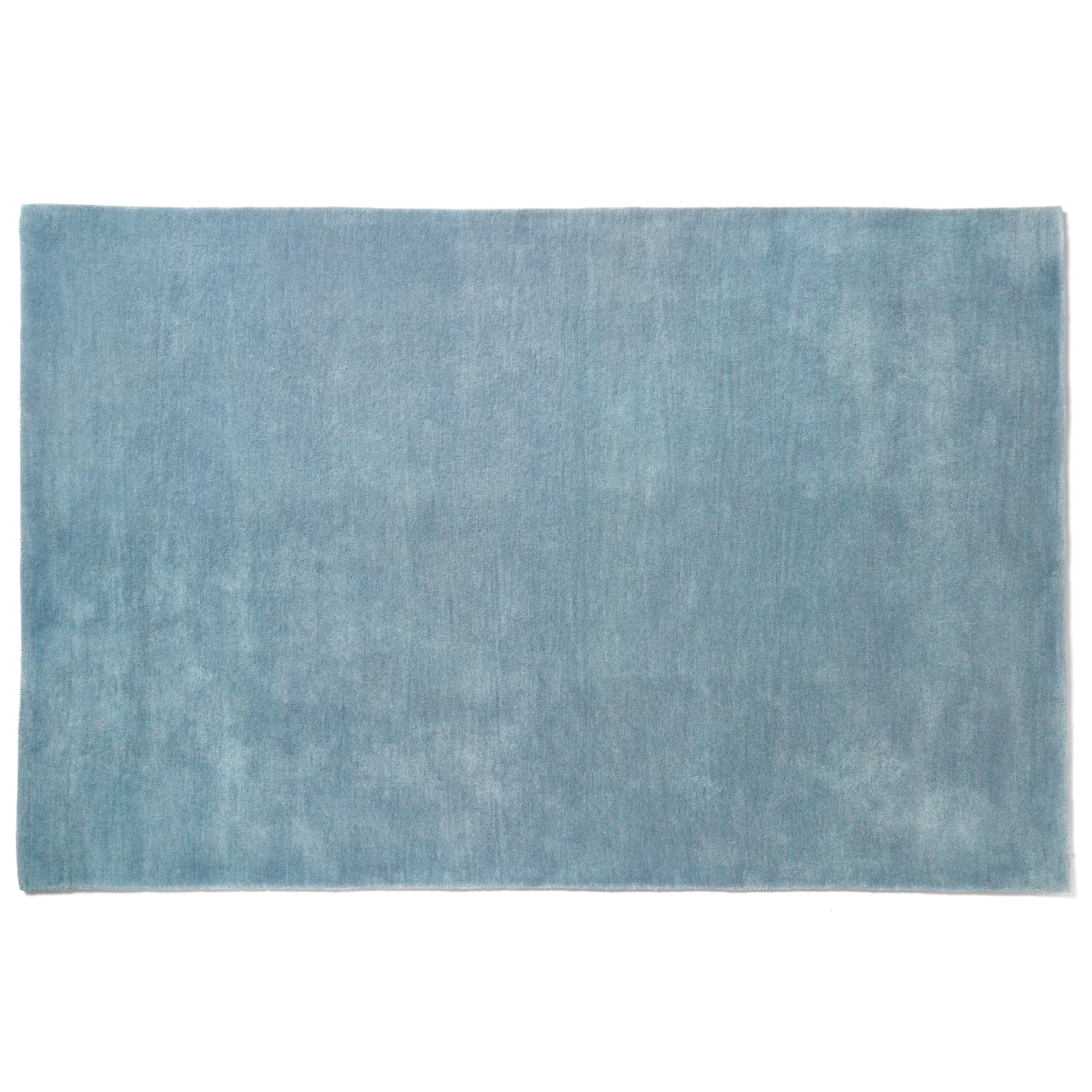 Raw Wollteppich No 2 170 x 240cm, Light blue HAY