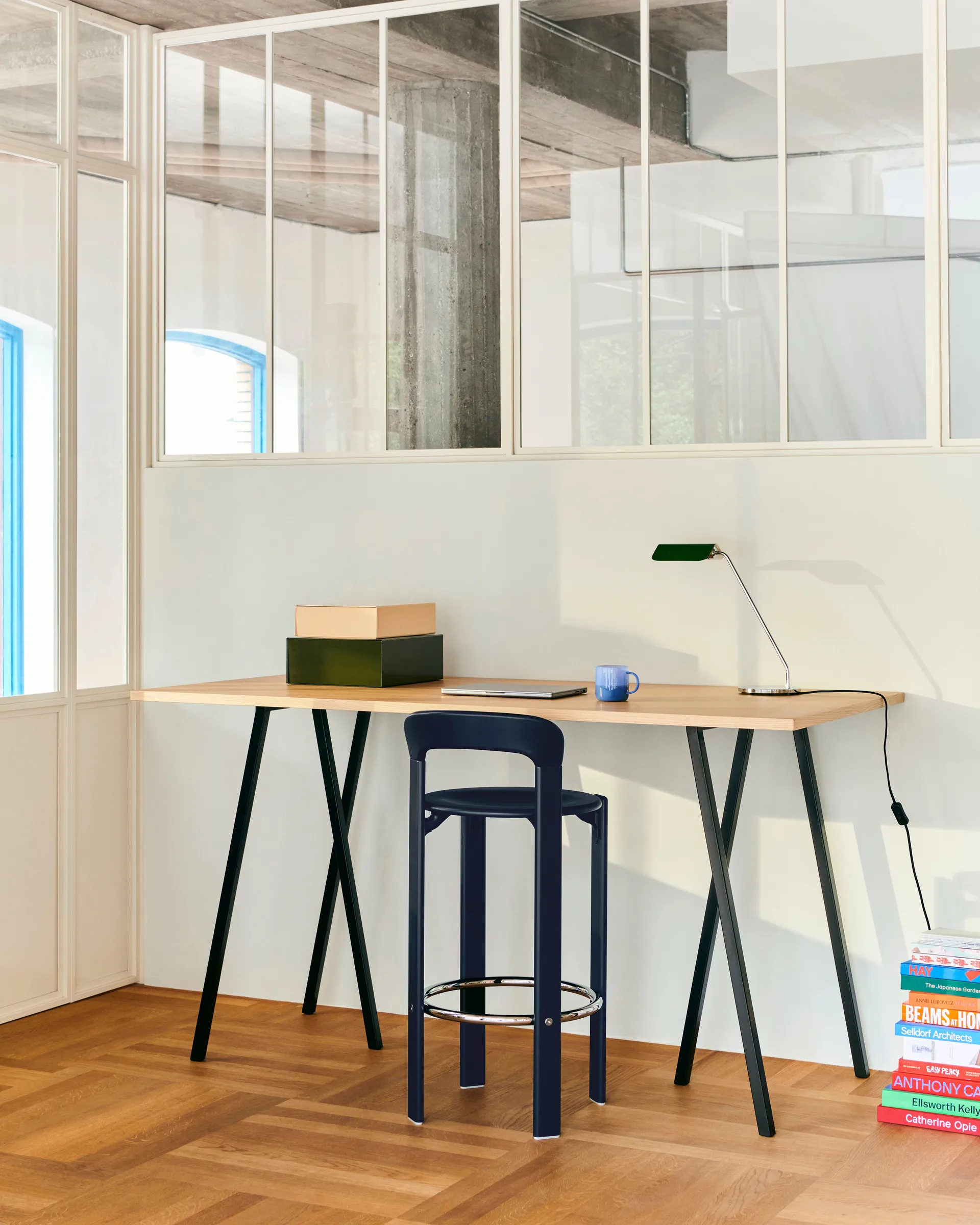 Rey Barhocker 75 cm, Deep blue HAY