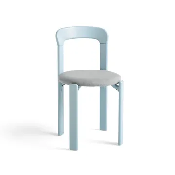 Rey gepolsterter Stuhl - Steelcut trio 113 slate blue - HAY