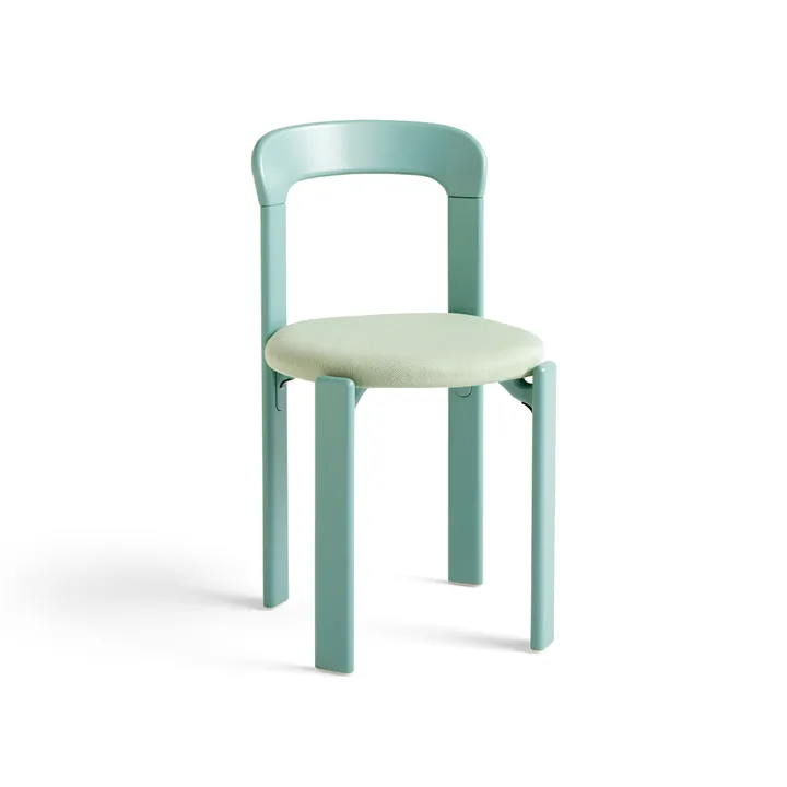 Rey gepolsterter Stuhl - Stoff Steelcut 935 fall green - HAY