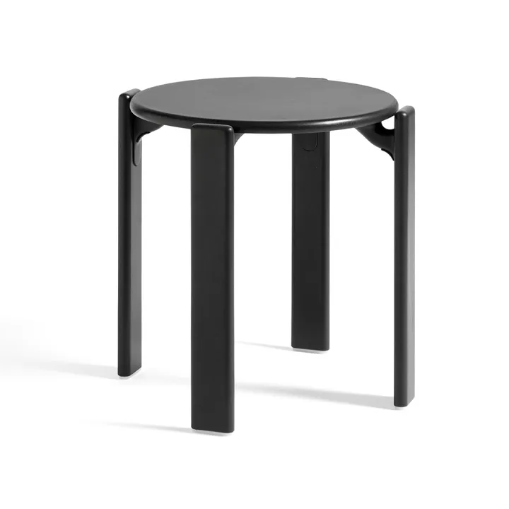 Rey runder Hocker Ø46,5x46 cm - Deep black - HAY