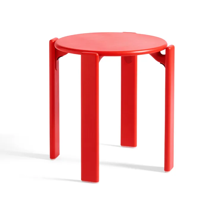 Rey runder Hocker Ø46,5x46 cm - Scarlet red - HAY
