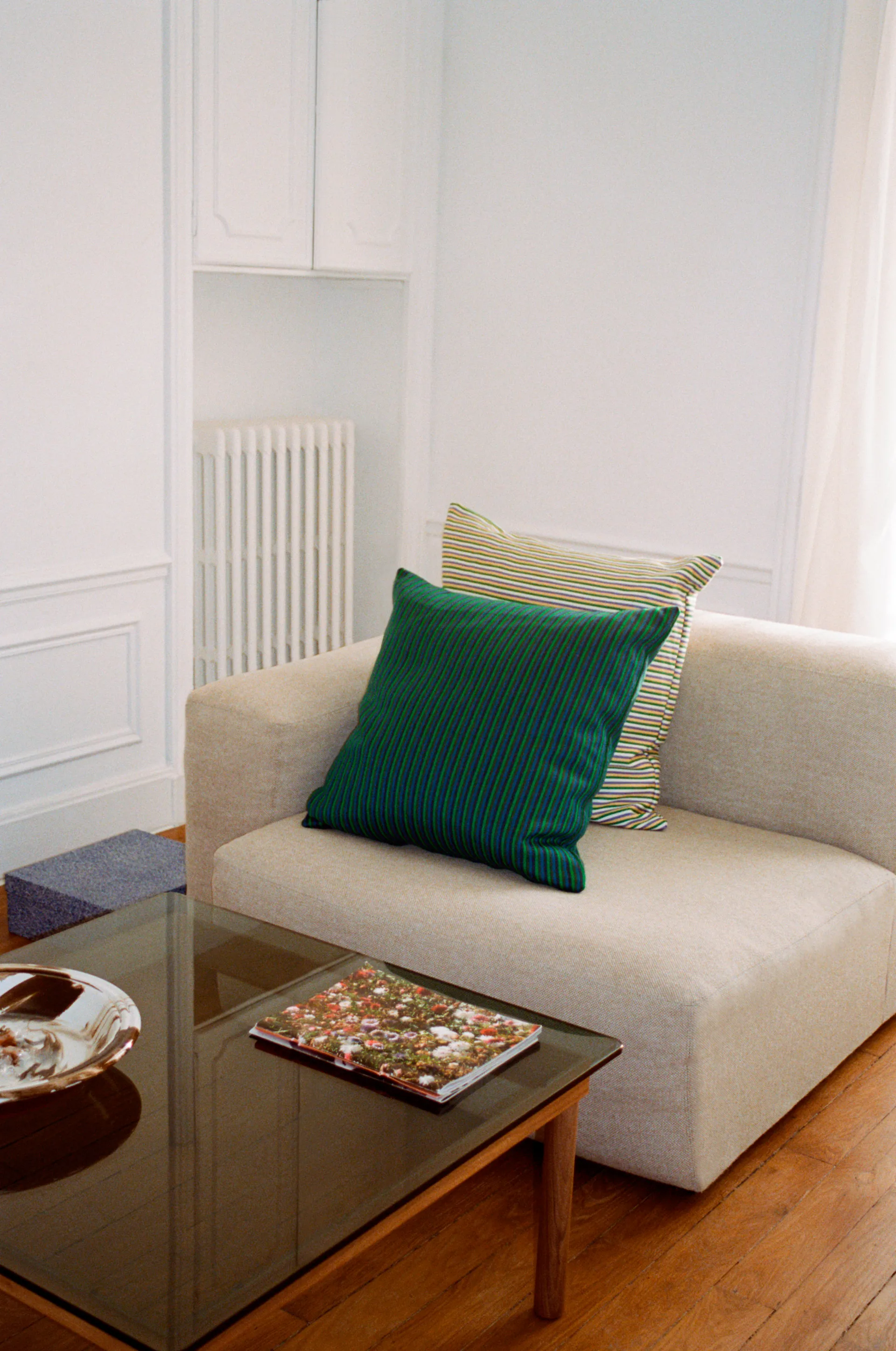 Ribbon Kissen 60 x 60cm, Green HAY