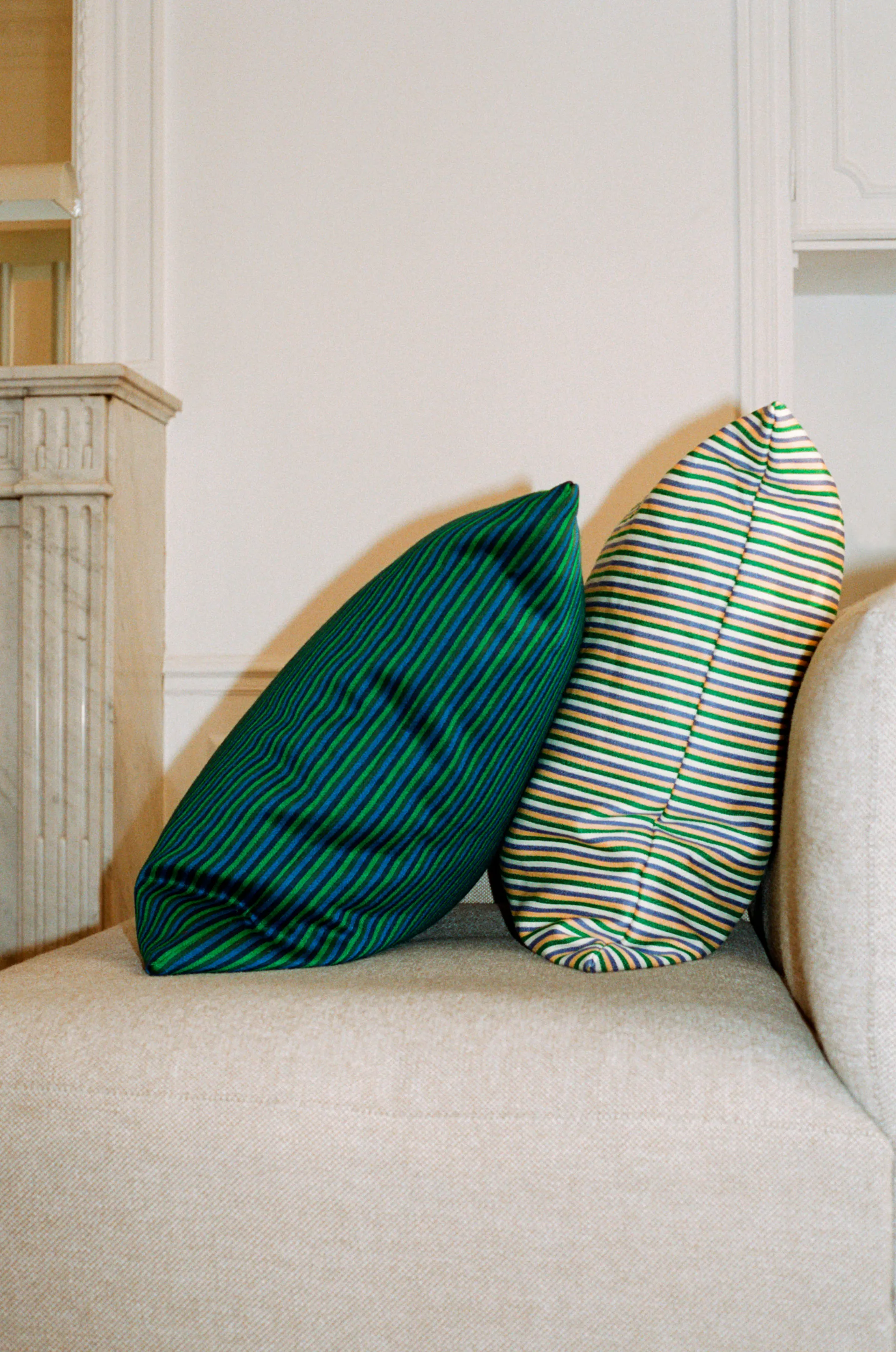 Ribbon Kissen 60 x 60cm, Green HAY