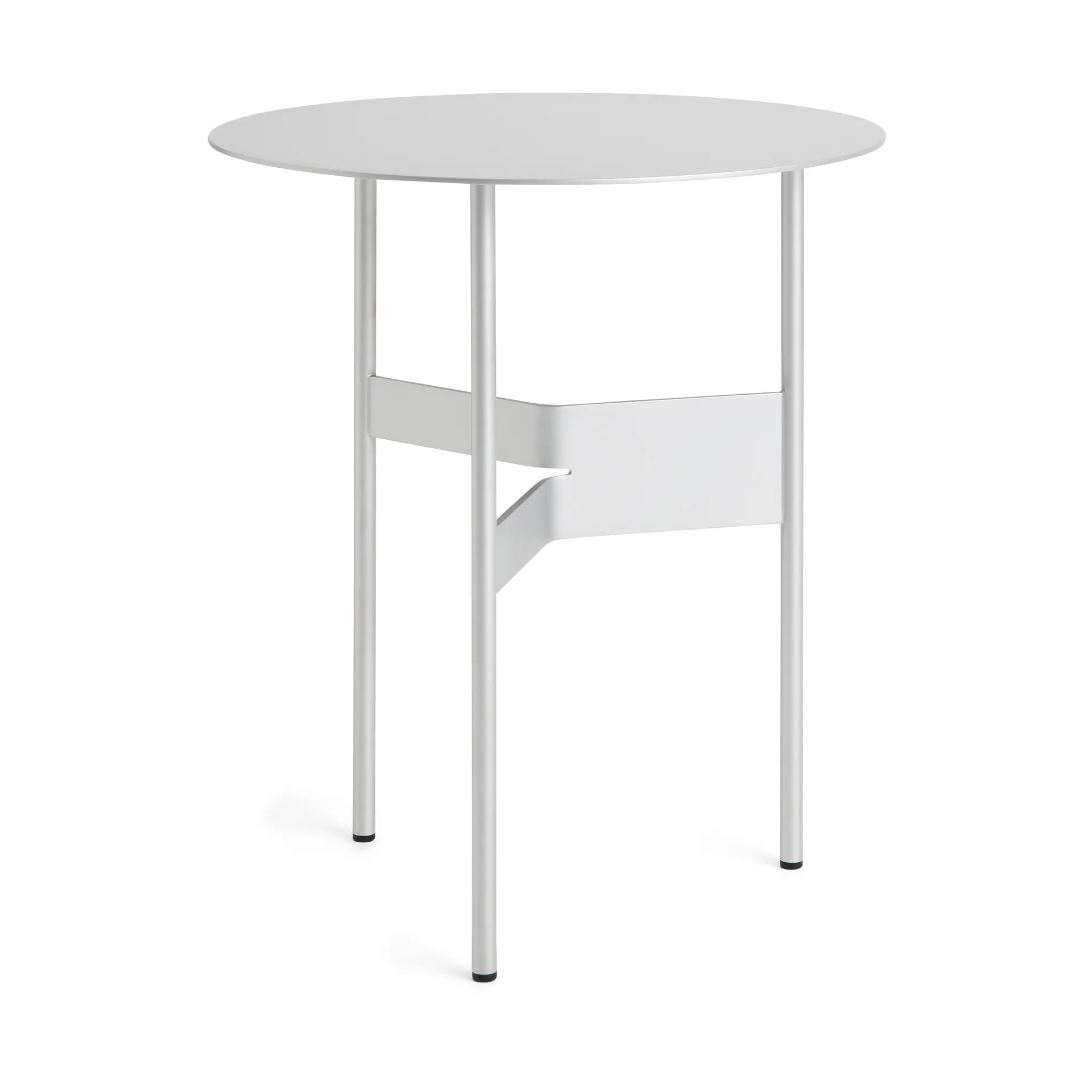 Shim coffee table Beistelltisch Ø45 cm, Silver grey HAY