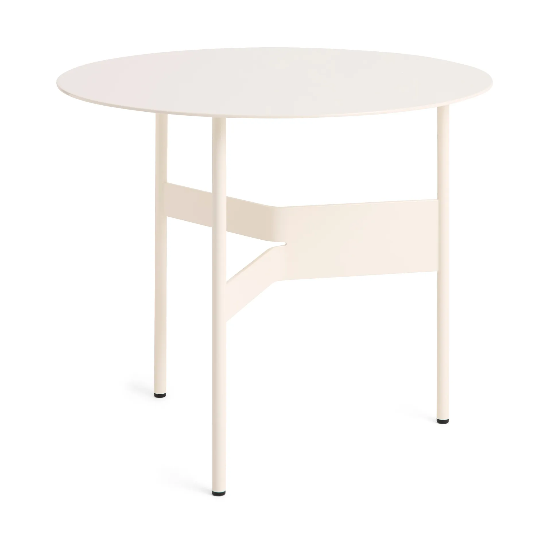 Shim coffee table Beistelltisch Ø54 cm, Eggshell HAY