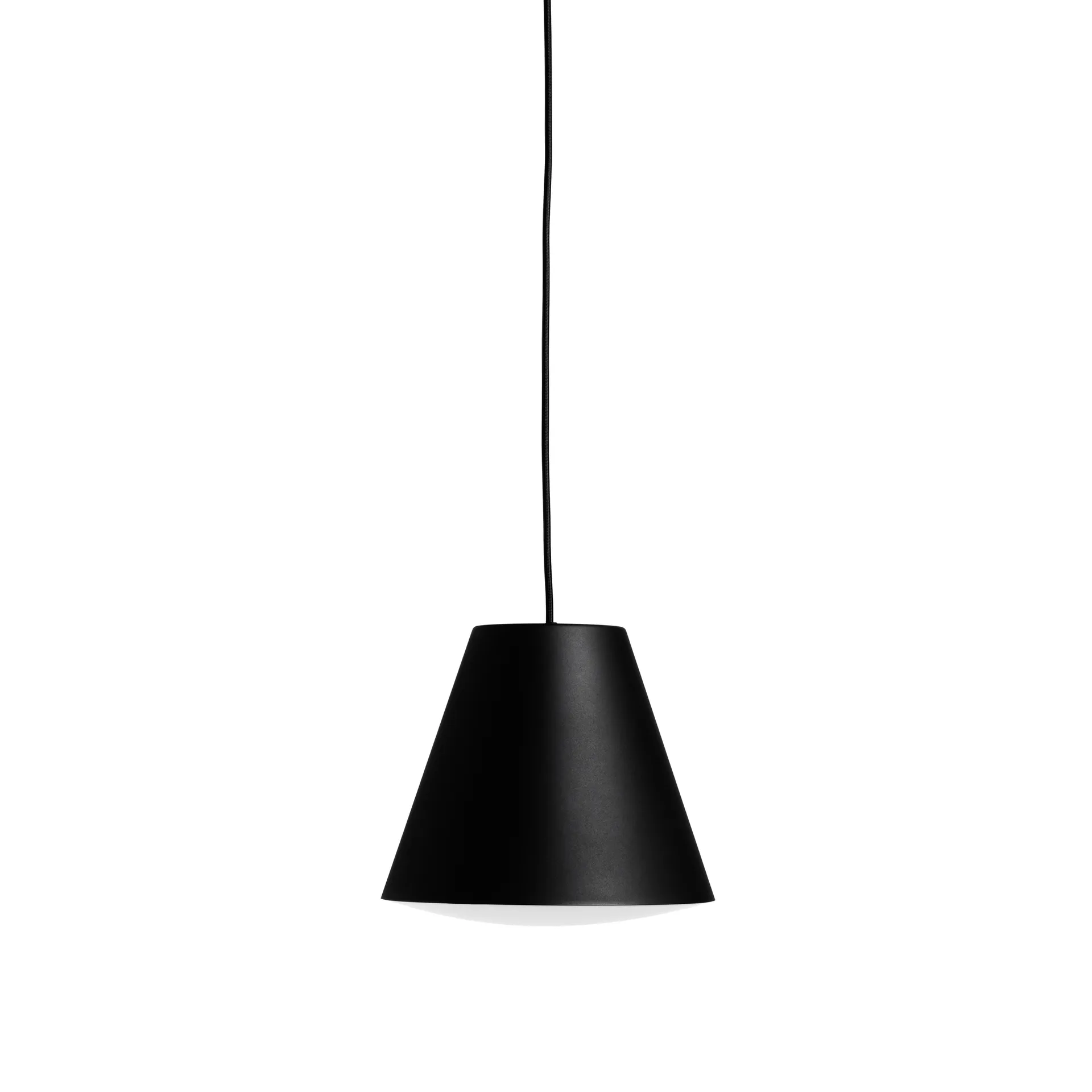 Sinker pendant Pendelleuchte S Ø23cm, Soft black HAY