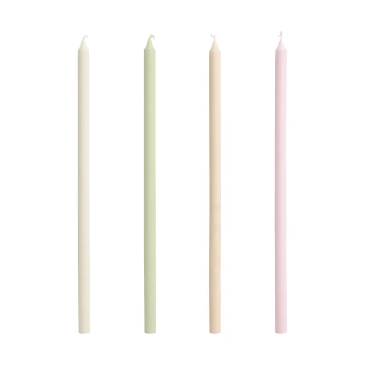 Slim Kerzen 4er-Pack - Pastels - HAY