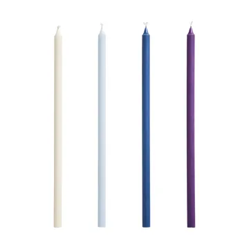 Slim Kerzen 4er-Pack - Purple-blue - HAY