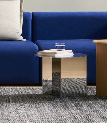 Slit Couchtisch - Polished stainless steel - HAY