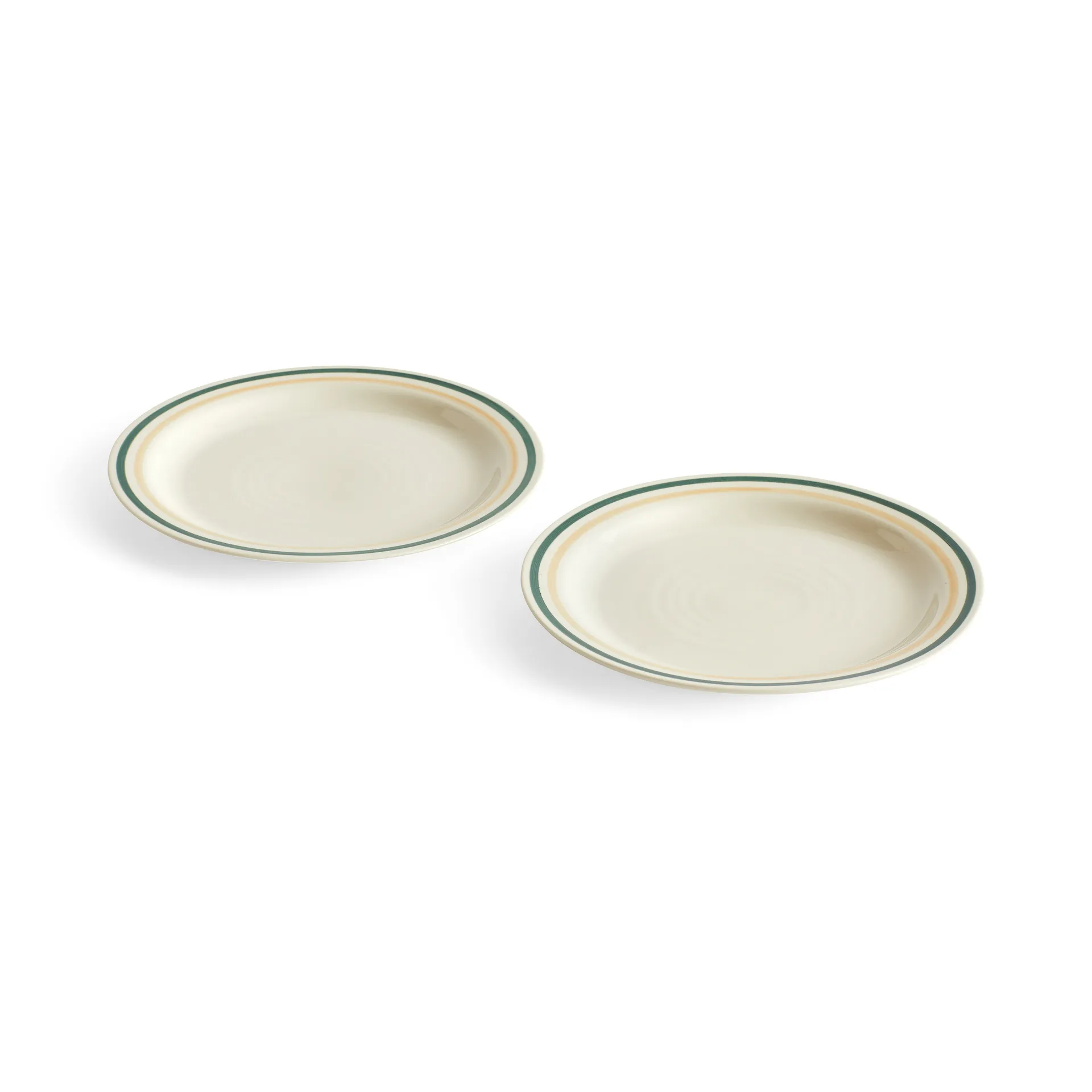 Sobremesa Teller Ø24,5cm 2er Pack, Green-sand HAY