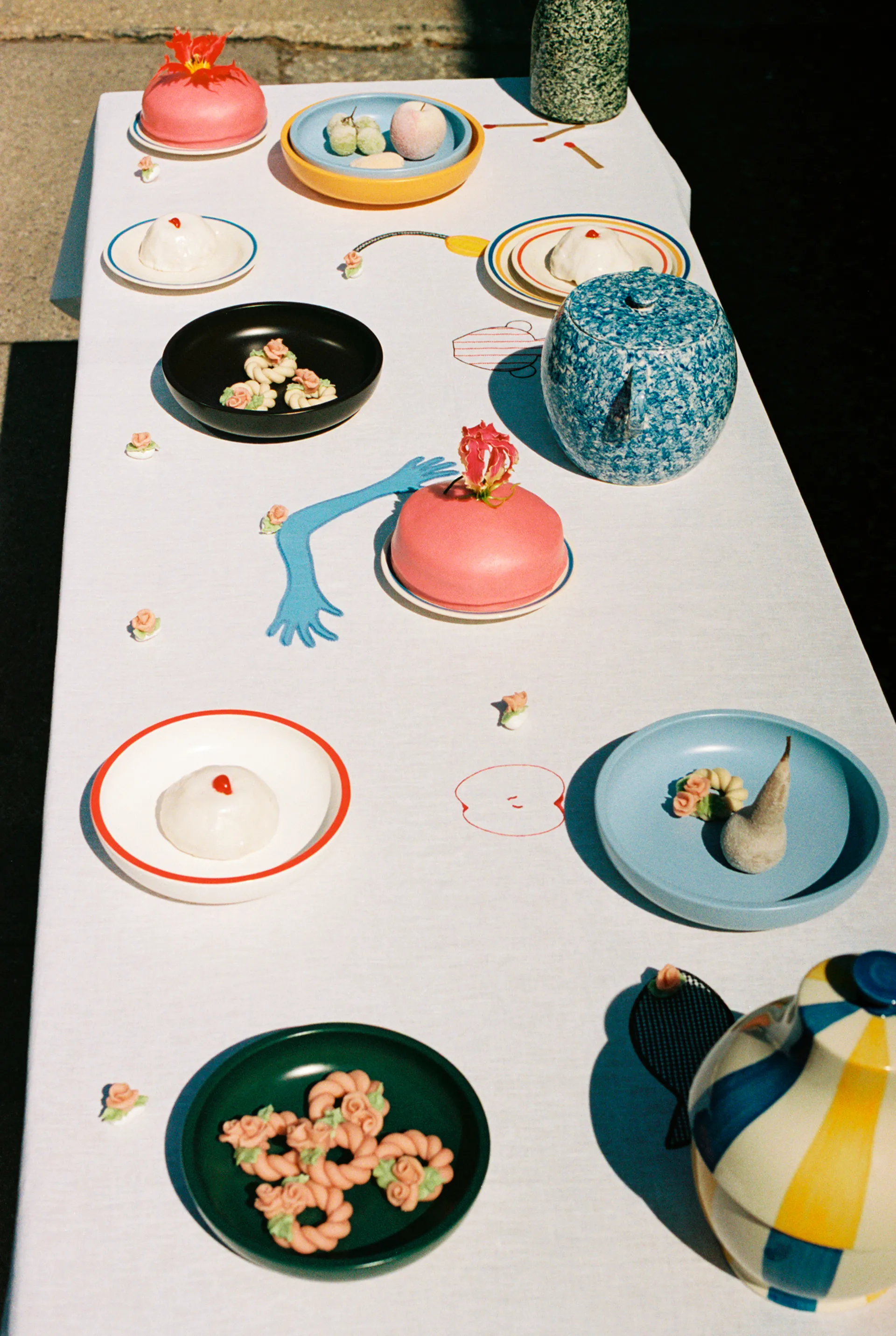 Sobremesa Tischtuch 140 x 300cm, White HAY