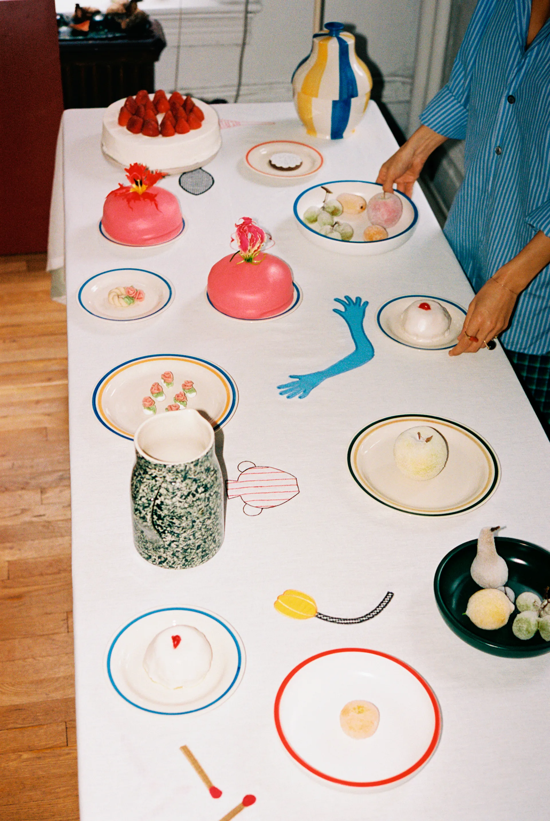 Sobremesa Tischtuch 140 x 300cm, White HAY