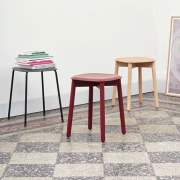 Soft Edge 72 Hocker - Eiche-Eichen­gestell - HAY