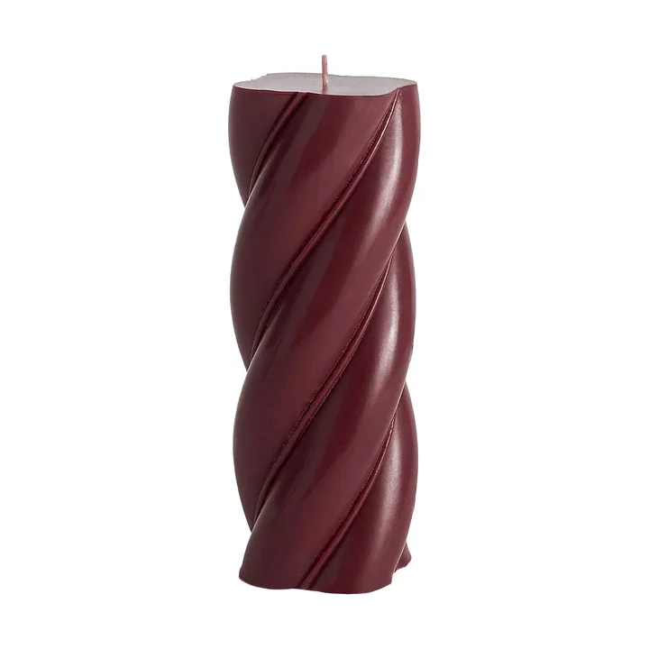 Soft Serve Candle Blockkerze - Bordeaux, Ø7,8x19,5 cm - HAY