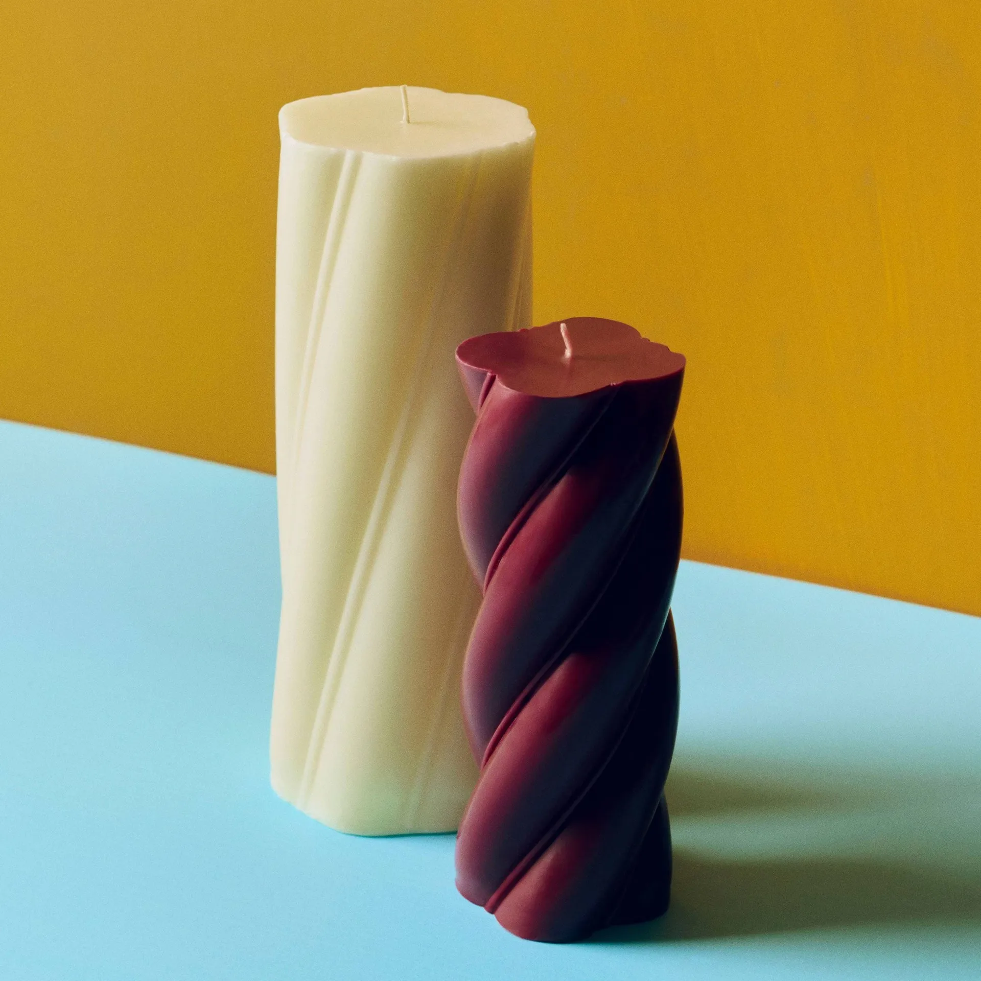 Soft Serve Candle Blockkerze, Ivory, Ø9,5x24,5 cm HAY