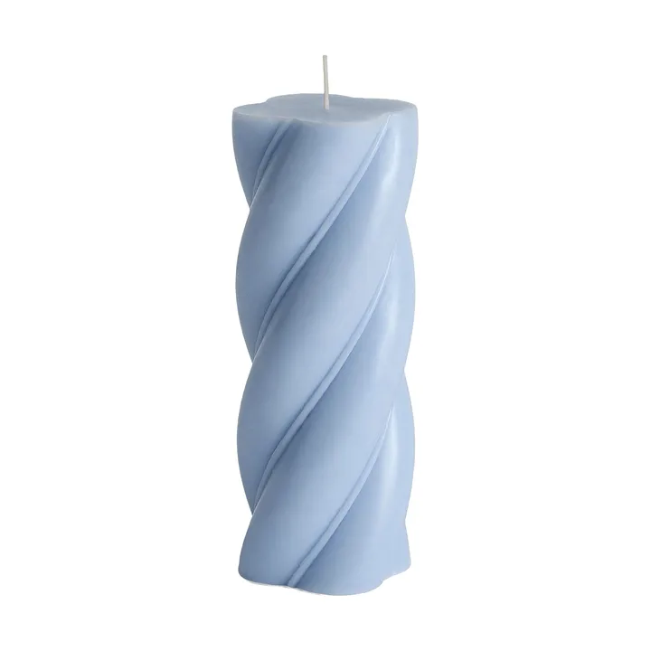 Soft Serve Candle Blockkerze - Light blue, Ø7,8x19,5 cm - HAY