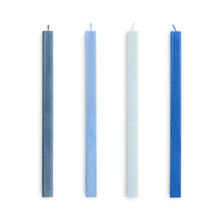 Square Candle Kerzenmix 4er-Pack - Blues - HAY