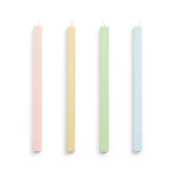 Square Candle Kerzenmix 4er-Pack - Fresh - HAY