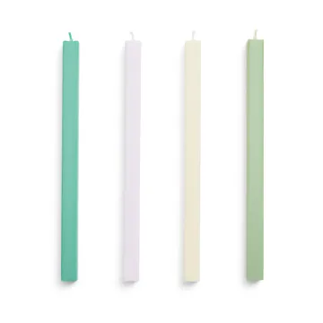 Square Candle Kerzenmix 4er-Pack - Pastel - HAY