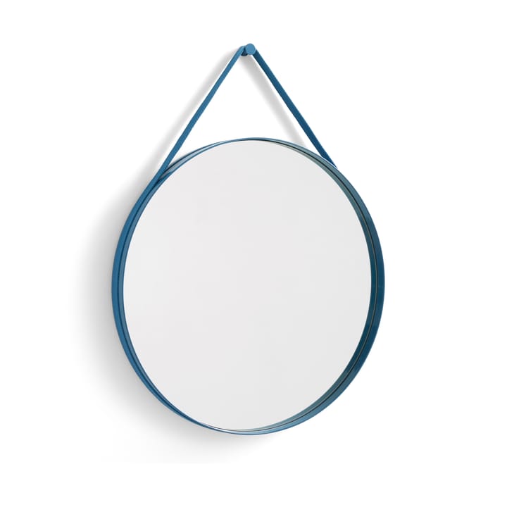 Strap Mirror Spiegel Ø70cm - Blue - HAY