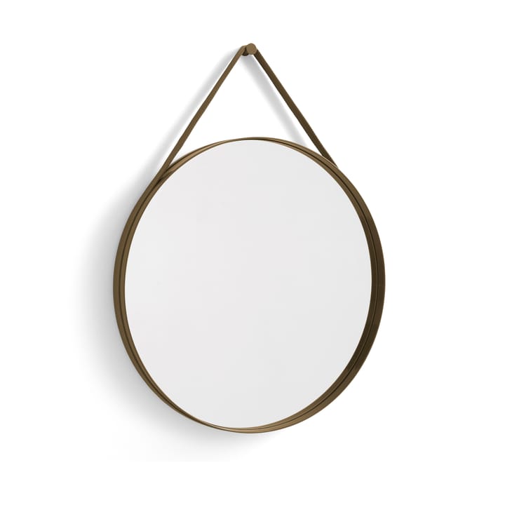 Strap Mirror Spiegel Ø70cm - Light brown - HAY