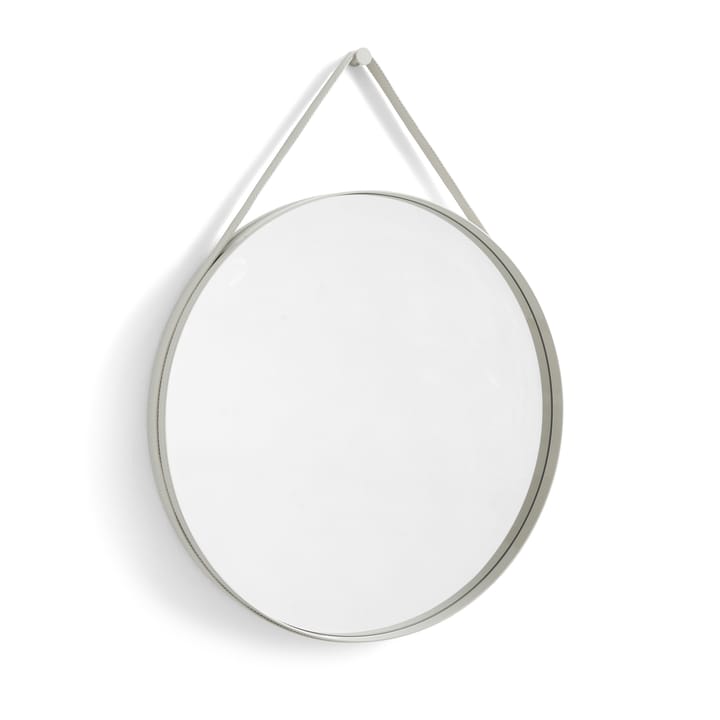 Strap Mirror Spiegel Ø70cm - Light grey - HAY