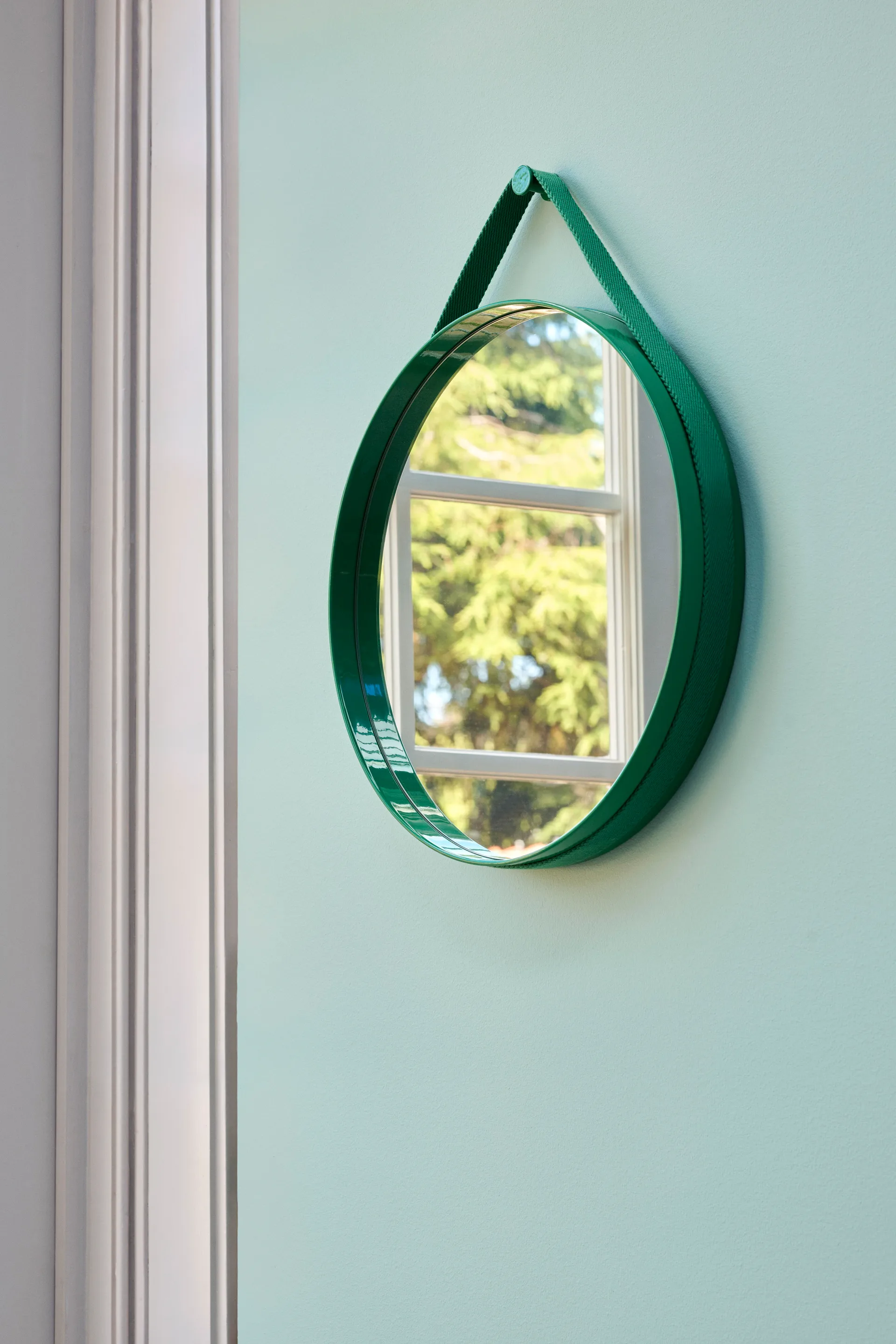Strap Mirror Spiegel, Green HAY