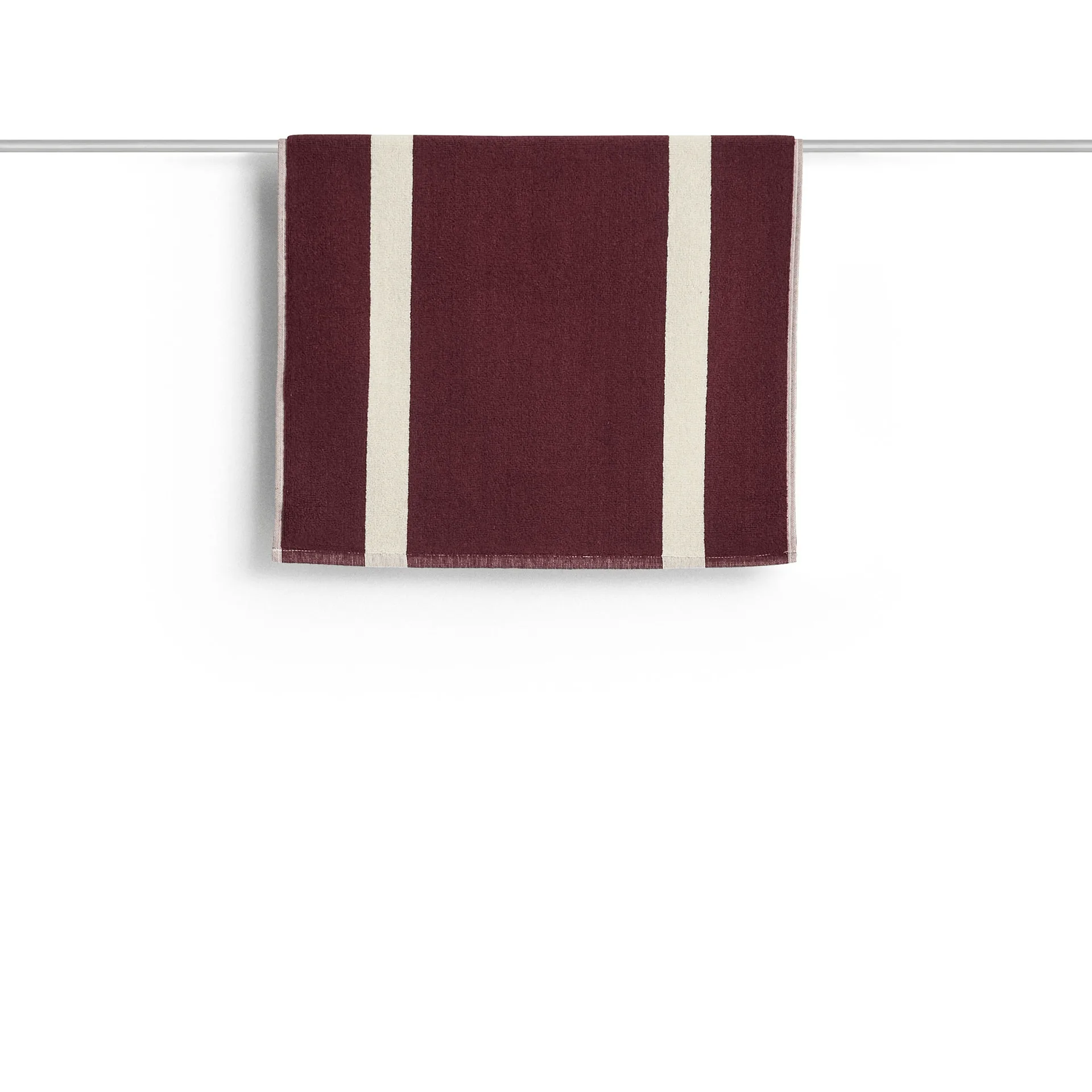 Stripe Badematte, Burgundy, 50x80 cm HAY