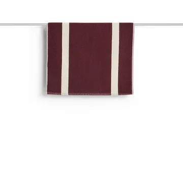 Stripe Badematte - Burgundy, 50x80 cm - HAY
