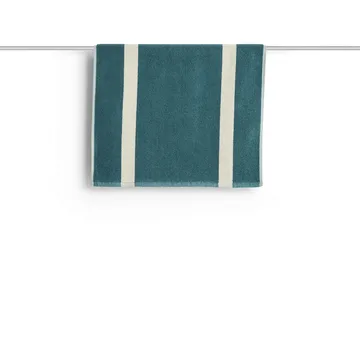 Stripe Badematte - Petrol blue, 50x80 cm - HAY